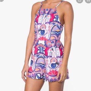 Printed Romper